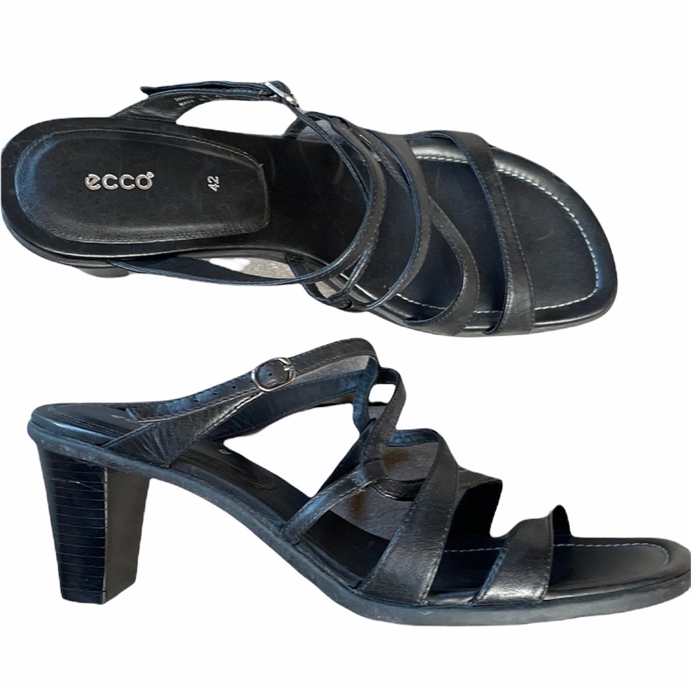 Ecco Strap High Heel Slip-on Sandal EU 42